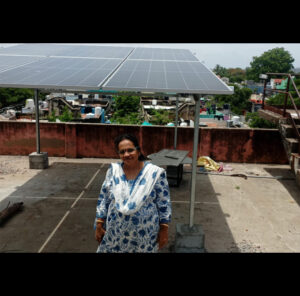 happy customer with our completed work