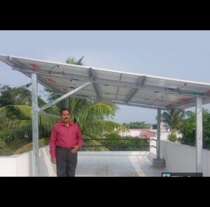 happy customer with our completed work