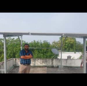 happy customer with our completed work